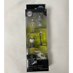 The Nightmare Before Christmas 5­ Pack Figure Nano Metalfigs 1.5"